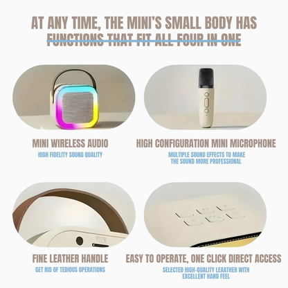 Mini Portable Bluetooth Speaker & Mics